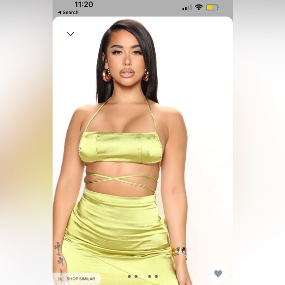 Brand new matching skirt set . Beautiful - Picture 4 of 4